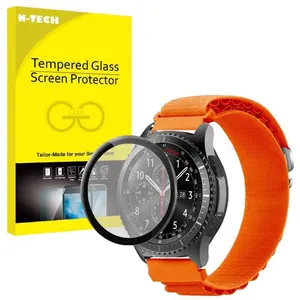 بند انتک مدل LOOP ALPINE مناسب برای ساعت هوشمند سامسونگ Galaxy Gear S3 Frontier به همراه محافظ صفحه نمایش
