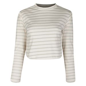 کراپ‌ تی‌شرت آستین بلند زنانه ایزی دو مدل 176/41