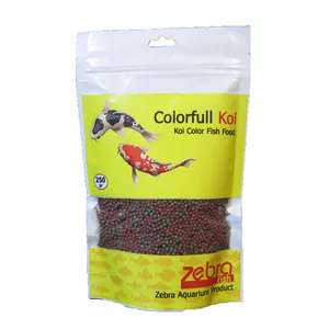 غذای ماهی زبرا مدل coloefull Koi وزن 250 گرم