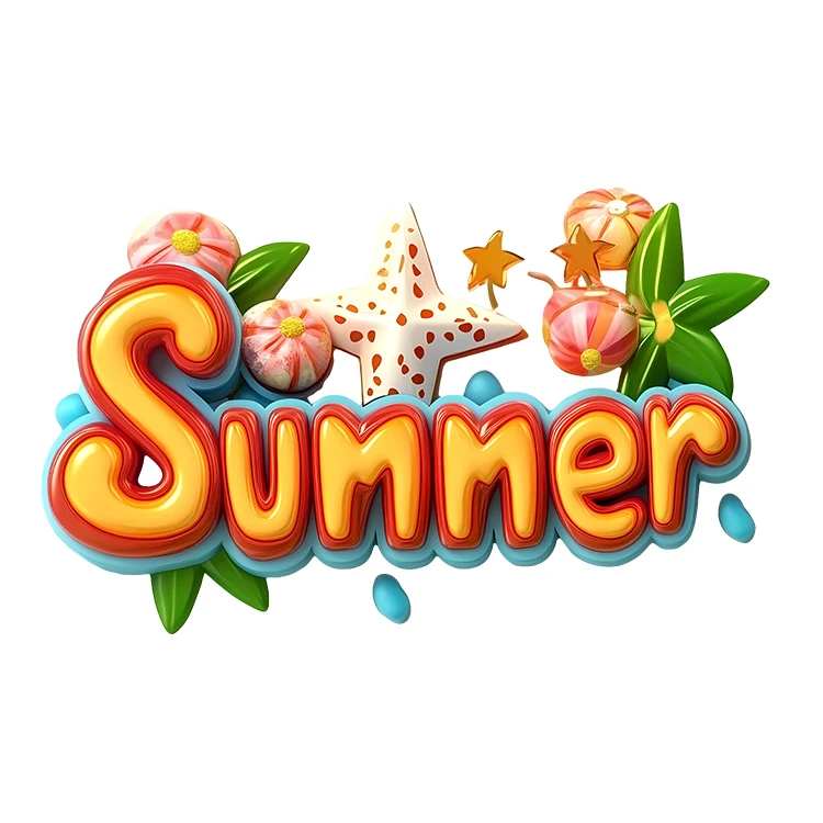 استیکر پارچه و لباس پاد آفرین مدل تابستان کد S5931