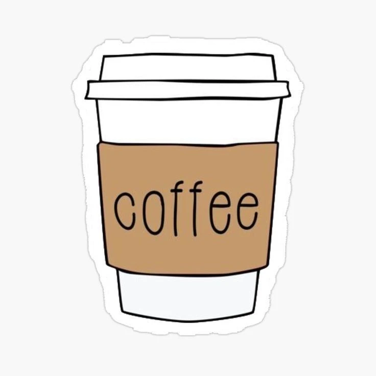 استیکر موبایل و لپ تاپ طرح COFFEE کد 10124