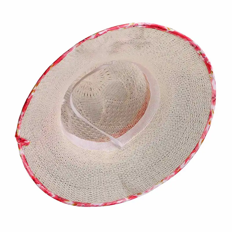 کلاه آفتابگیر طرح ساحلی مدل حصیری
