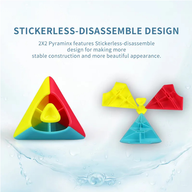 مکعب روبیک چی ای مدل هرم کای وای 2×QY Pyraminx 2
