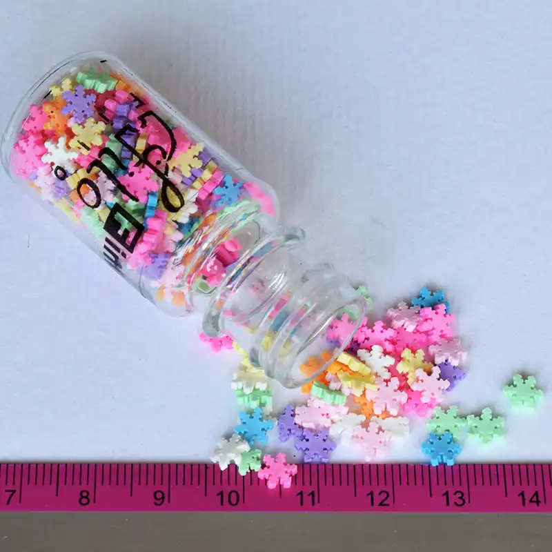 مجموعه تزیین ناخن فیلو مدل برف شادی بسته 200 عددی