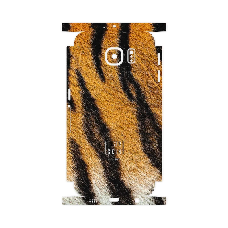 برچسب پوششی ماهوت مدل Tiger Skin-FullSkin مناسب برای گوشی موبایل سامسونگ Galaxy S6 Edge