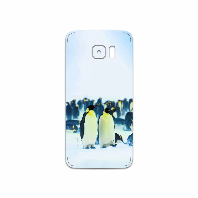 برچسب پوششی ماهوت مدل Penguin مناسب برای گوشی موبایل سامسونگ Galaxy S7 Edge