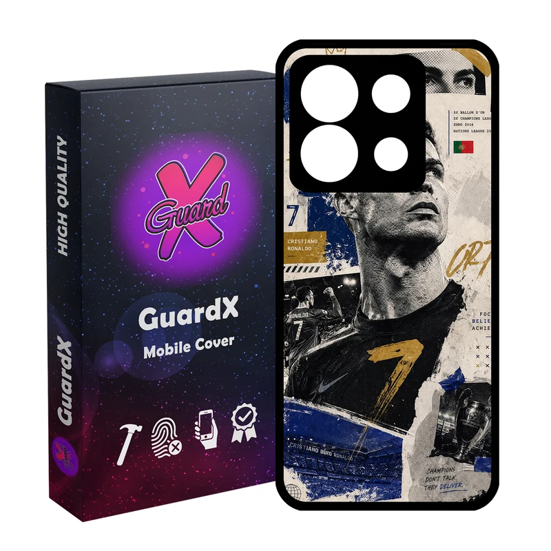 کاور گارد ایکس طرح CR7 مدل 11096 مناسب برای گوشی موبایل شیائومی Redmi Note 13 5G