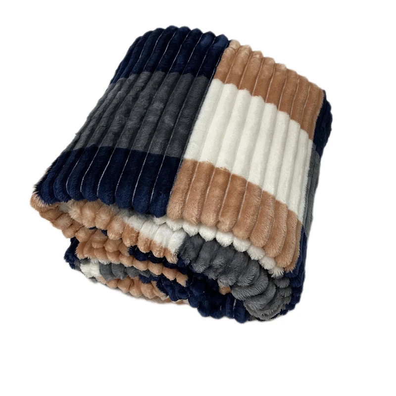 پتو مسافرتی طرح پلیسه کد 98 سایز 200x220 سانتی متر