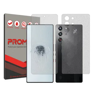 Promate Resistant model matte screen protector suitable for ZTE nubia RedMagic 10 Pro mobile phone Along with the phone back protector 