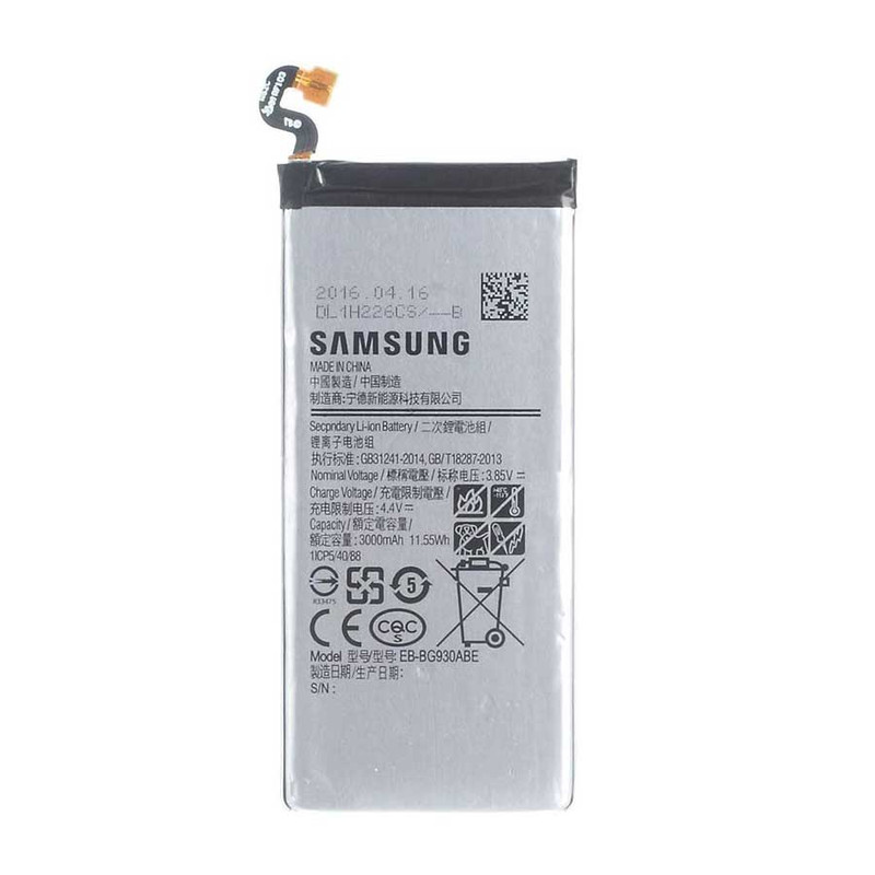 باتری موبایل مدل eb-bg930abe ظرفیت 3000 میلی آمپر ساعت مناسب برای گوشی موبایل سامسونگ galaxy s7