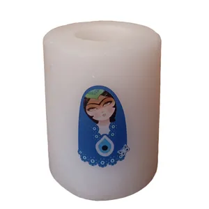 جاشمعی سنگ نمک طرح چشم زخم کد O02