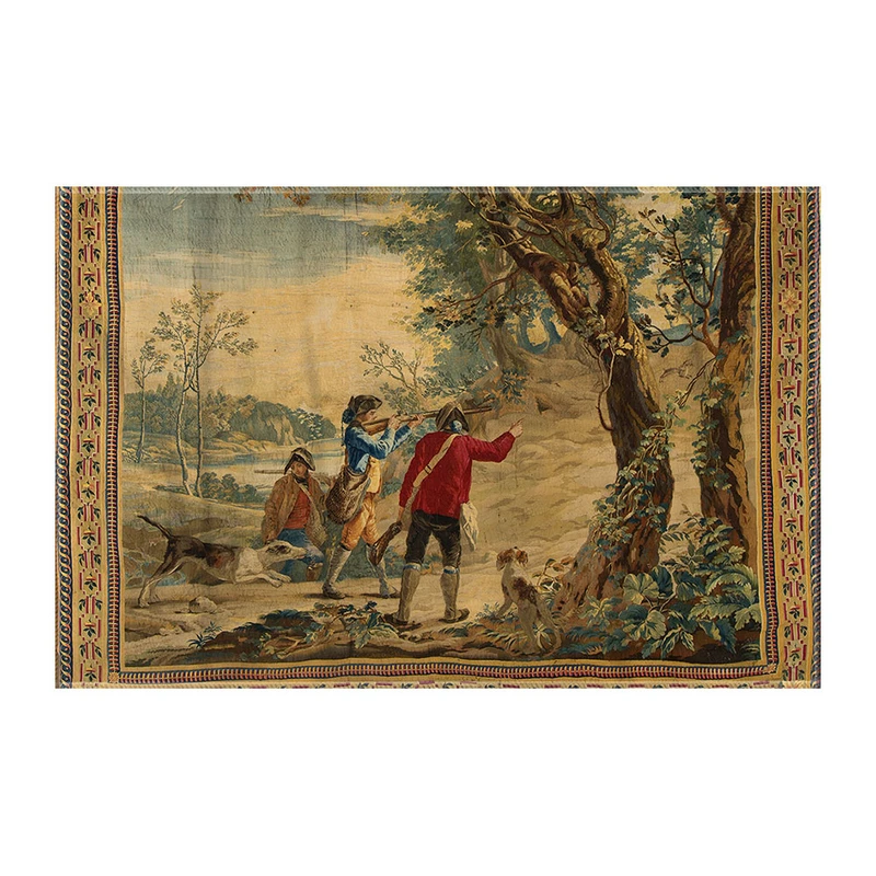 کاغذ کادو ترمه طراحان ایده مدل شکار خرگوش از گویا کد art0283 