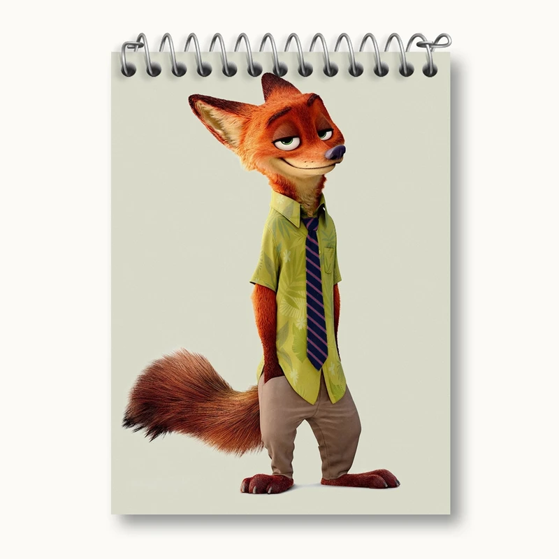 دفتر یادداشت 50 برگ خندالو مدل انیمیشن زوتوپیا کد 1014