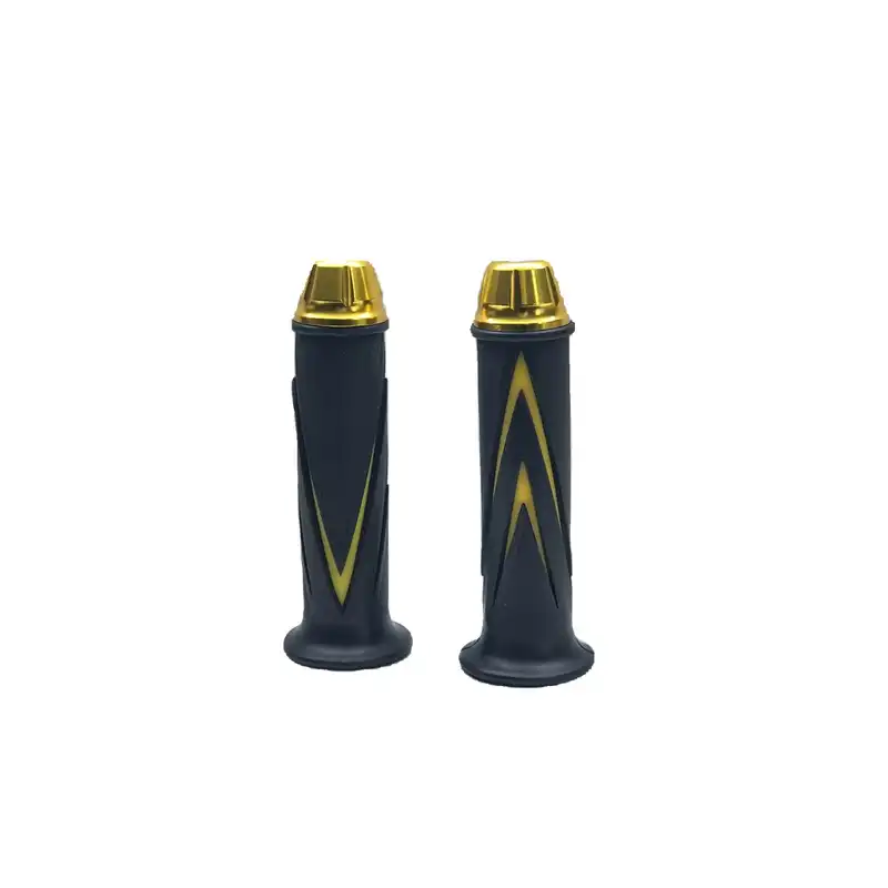 دسته گاز و وزنه فرمان موتور سیکلت مدل MRGRIP GOLD مجموعه 2 عددی