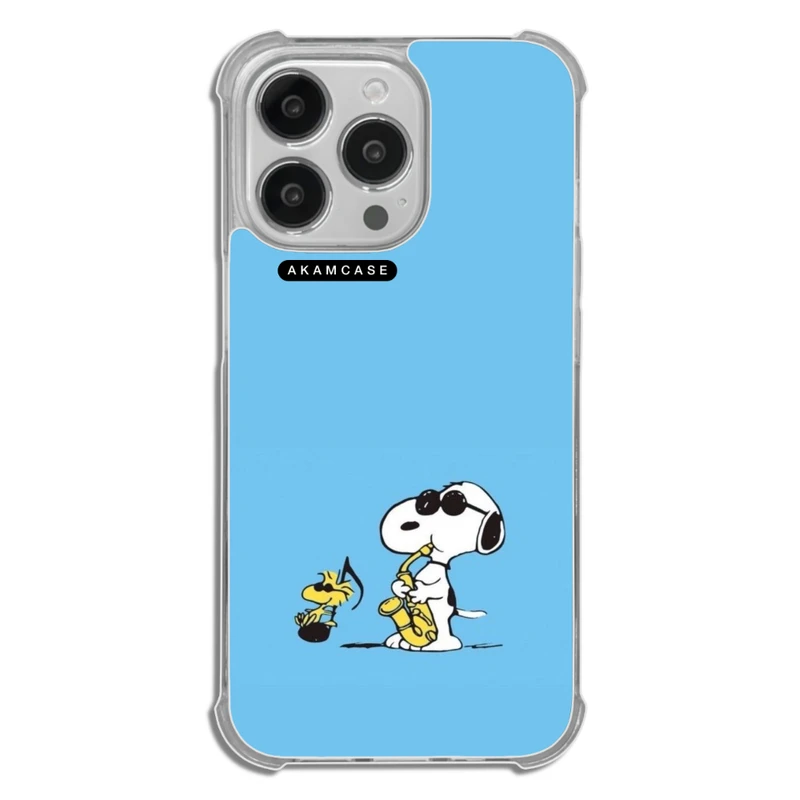 کاور آکام مدل AMCWTA13PRO-SNOOPY14 مناسب برای گوشی موبایل اپل iPhone 13 Pro