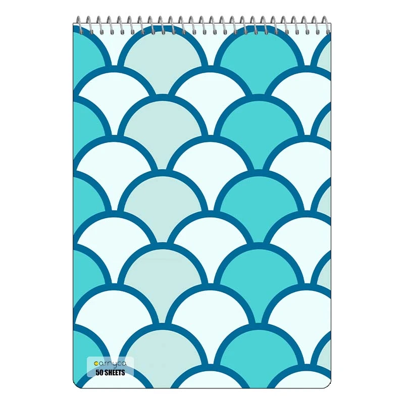 دفتر نقاشی 50 برگ سیمی کارنیکا طرح پترن هندسی Geo Pattern کد 32470