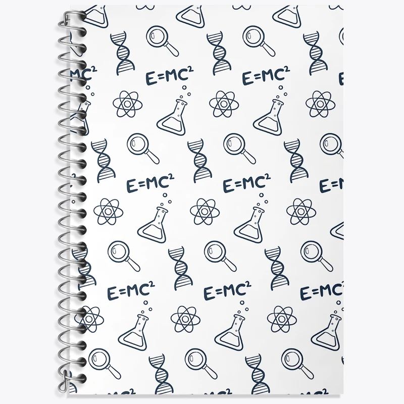 دفتر لغت 50 برگ خندالو طرح پترن شیمی کد N136