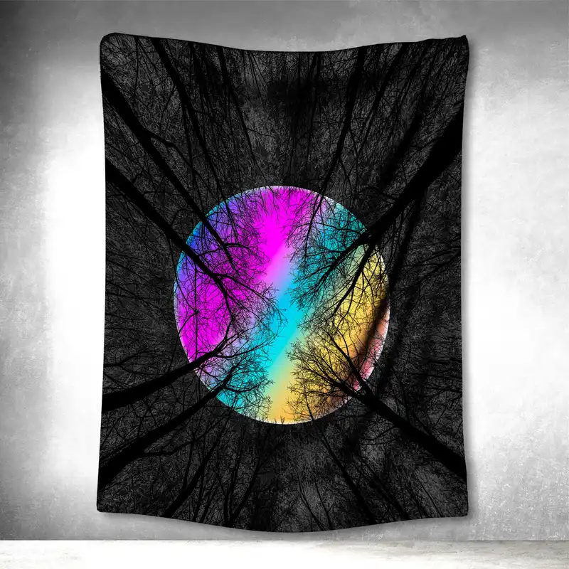 پوستر پارچه ای مدل بک دراپ بلک لایت 259