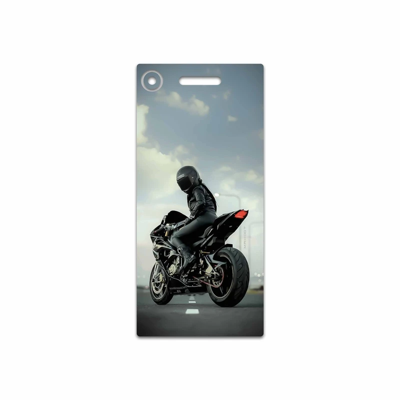 برچسب پوششی ماهوت مدل Motorcycling مناسب برای گوشی موبایل سونی Xperia XZ1