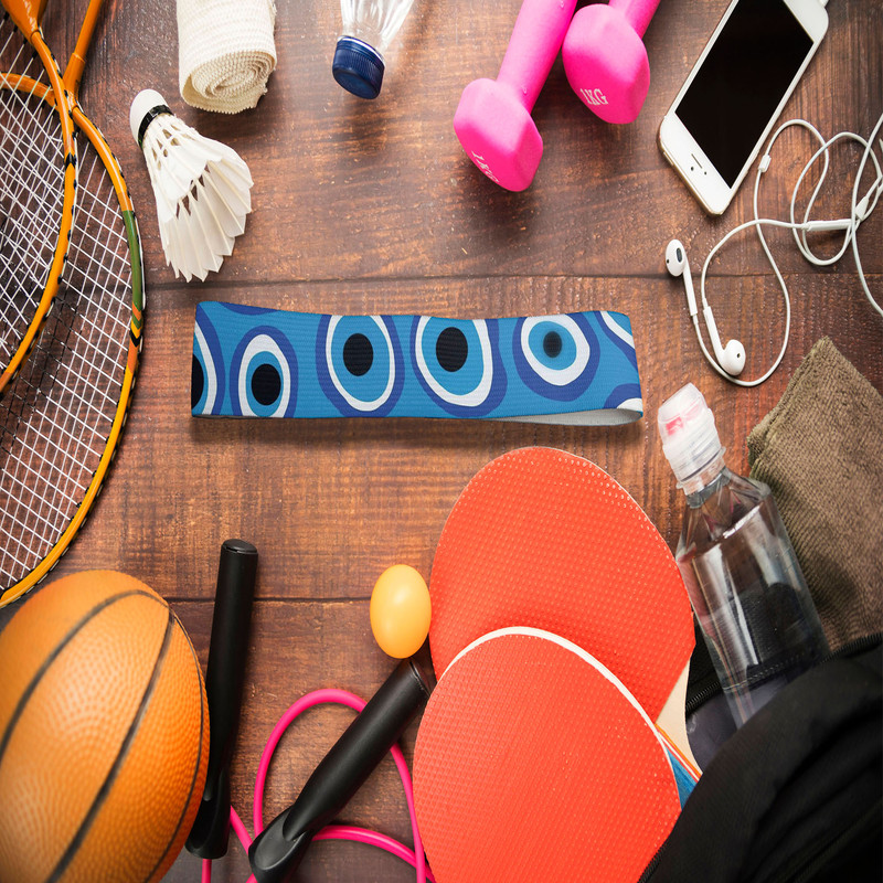 هدبند ورزشی آی تمر مدل چشم نظر کد 547