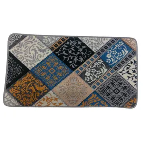 پادری مدل گلیم ماشینی خشتی کاشان سایز 80x50 سانتی متر 