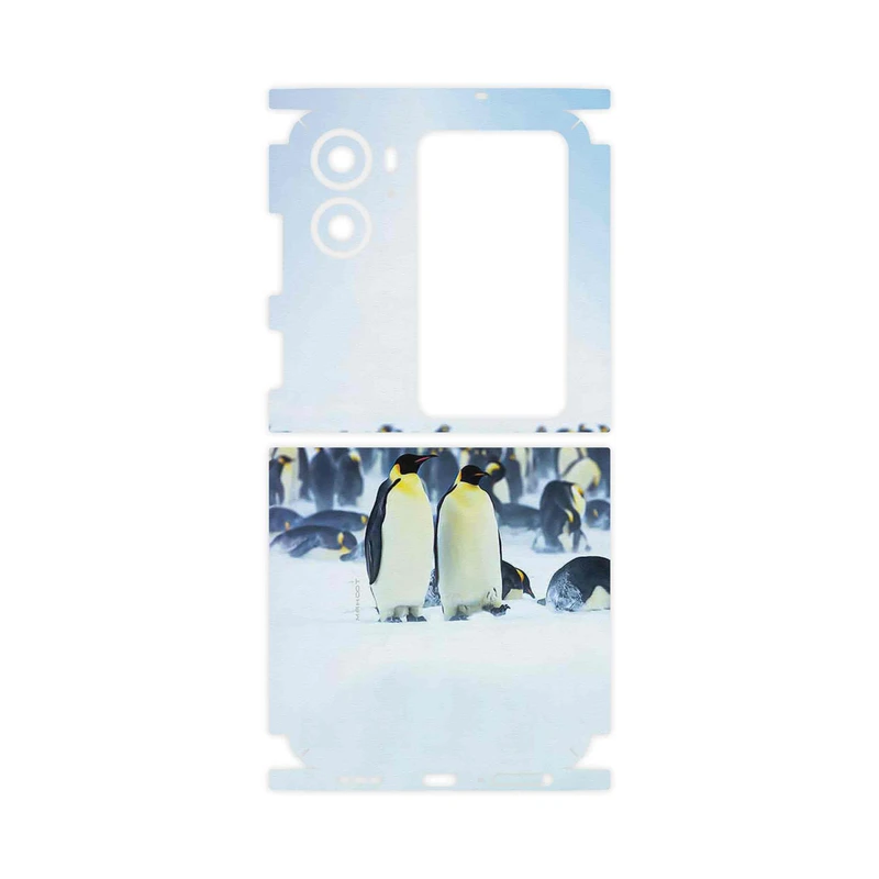 برچسب پوششی ماهوت مدل Penguin-FullSkin مناسب برای گوشی موبایل اپو Find N2 Flip