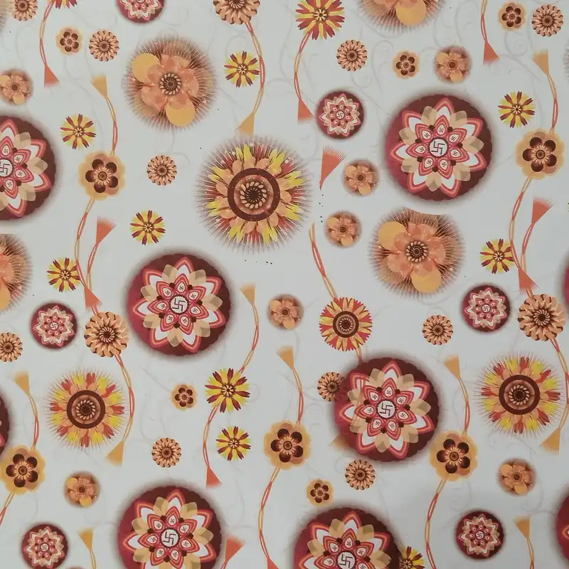 کاغذ کادو مدل طرح گل مجموعه 5 عددی