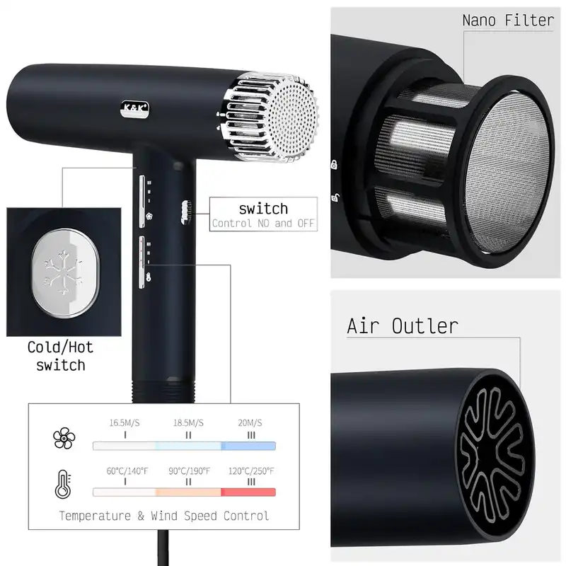 سشوار حرفه ای کی اند کی مدل K1
