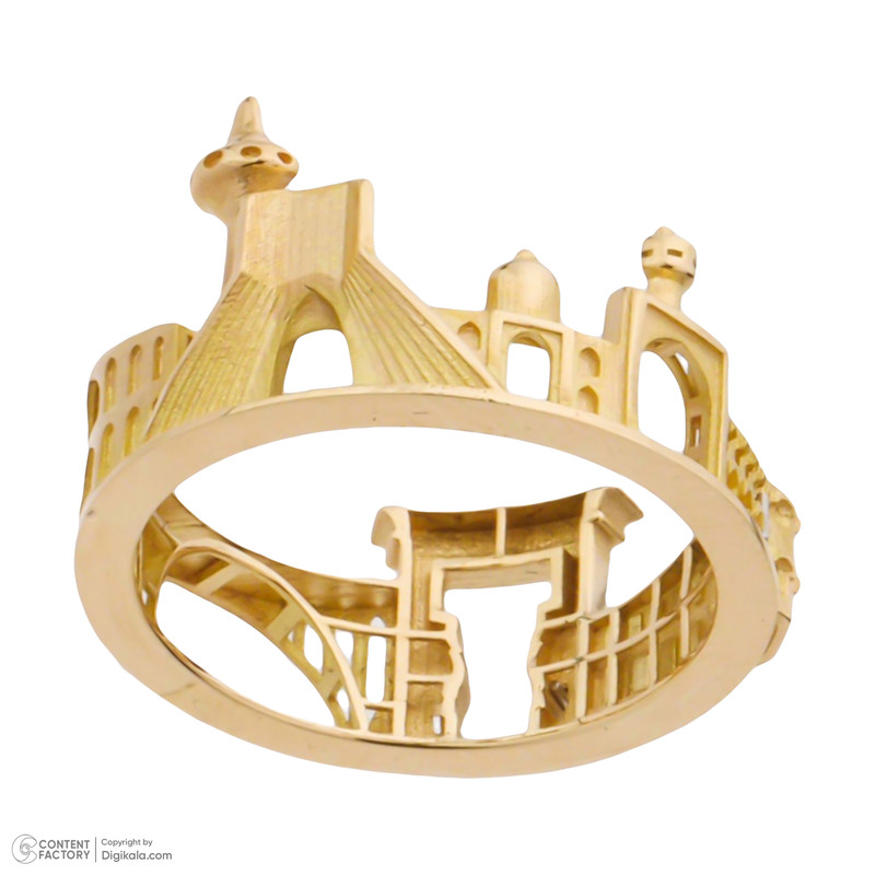 انگشتر طلا 18 عیار زنانه تاج مدل A191