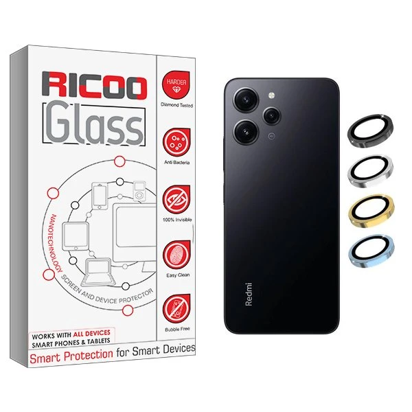 محافظ لنز گوشی ریکو مدل RiC2 Ringi مناسب برای گوشی موبایل شیائومی Redmi 12 4G