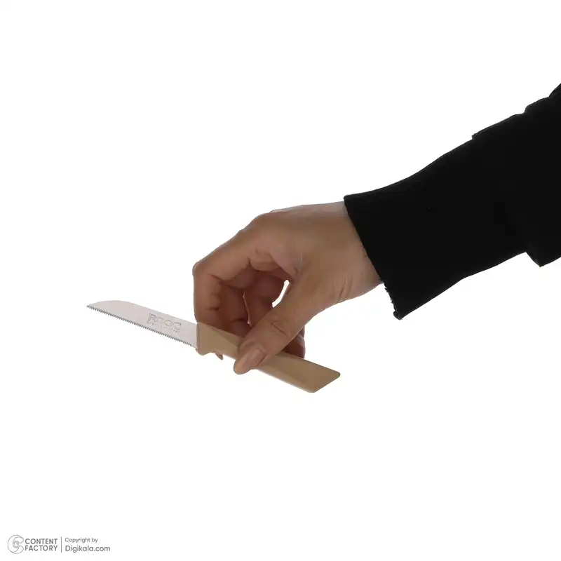 کارد میوه‌خوری روک مدل تیغه دندانه دار مجموعه شش عددی