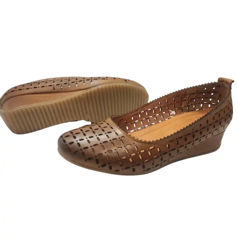 کفش روزمره زنانه مدل چرم طبیعی کد 643.1