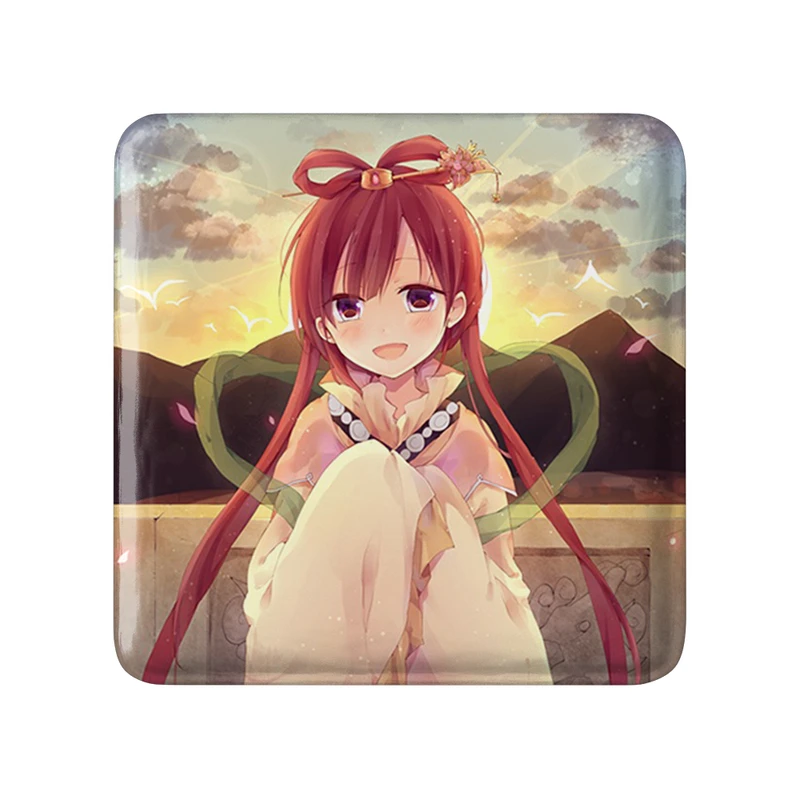 مگنت خندالو طرح کوگیوکو انیمه ماگی هزارتوی سحر و جادو مدل مربعی کد 36085