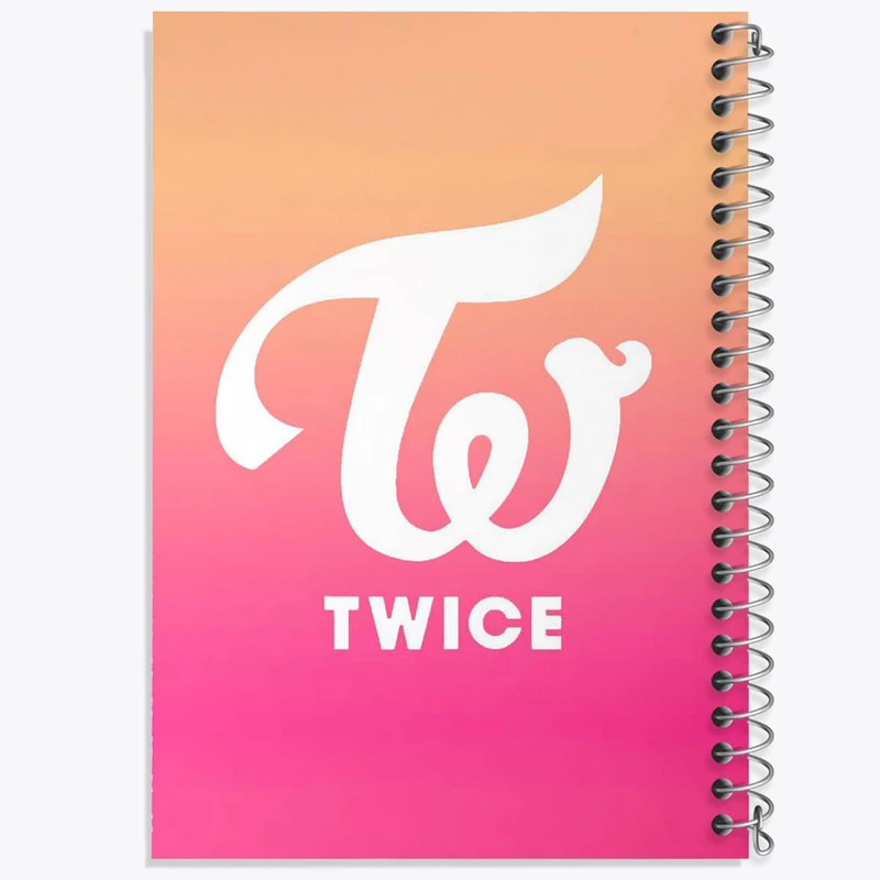 دفتر مشق 50 برگ خندالو مدل گروه TWICE  کد 11669