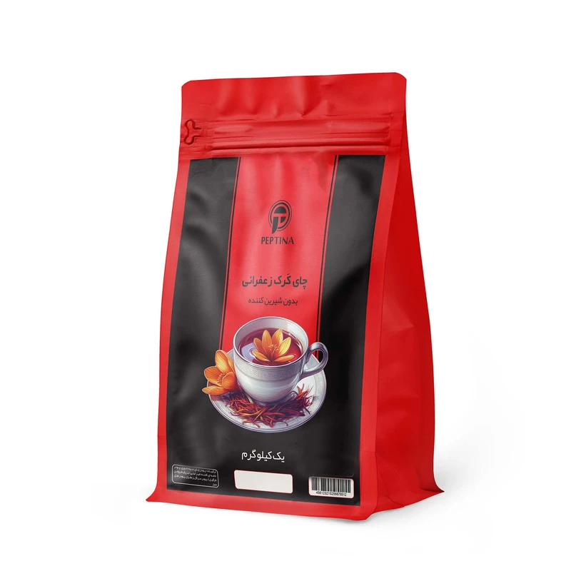 چای کرک زعفرانی بدون شیرین کننده پپتینا - 1000 گرم