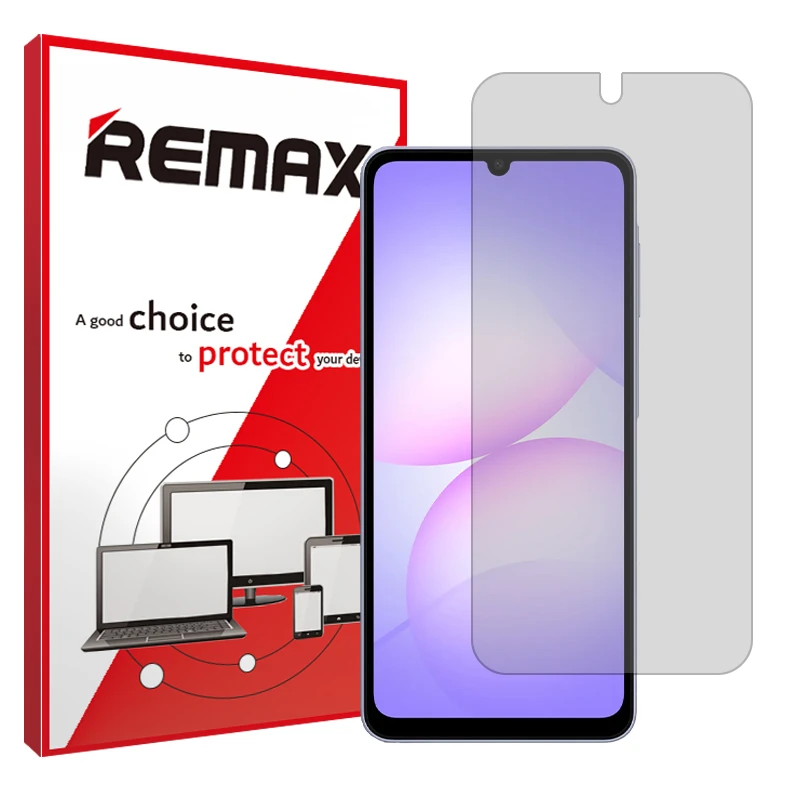 محافظ صفحه نمایش شفاف ریمکس مدل Resistant مناسب برای گوشی موبایل سامسونگ Galaxy A07