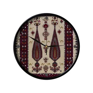 ساعت دیواری مدوپد طرح فرش بلوچ سروی حیواندار مدل C-balouch20