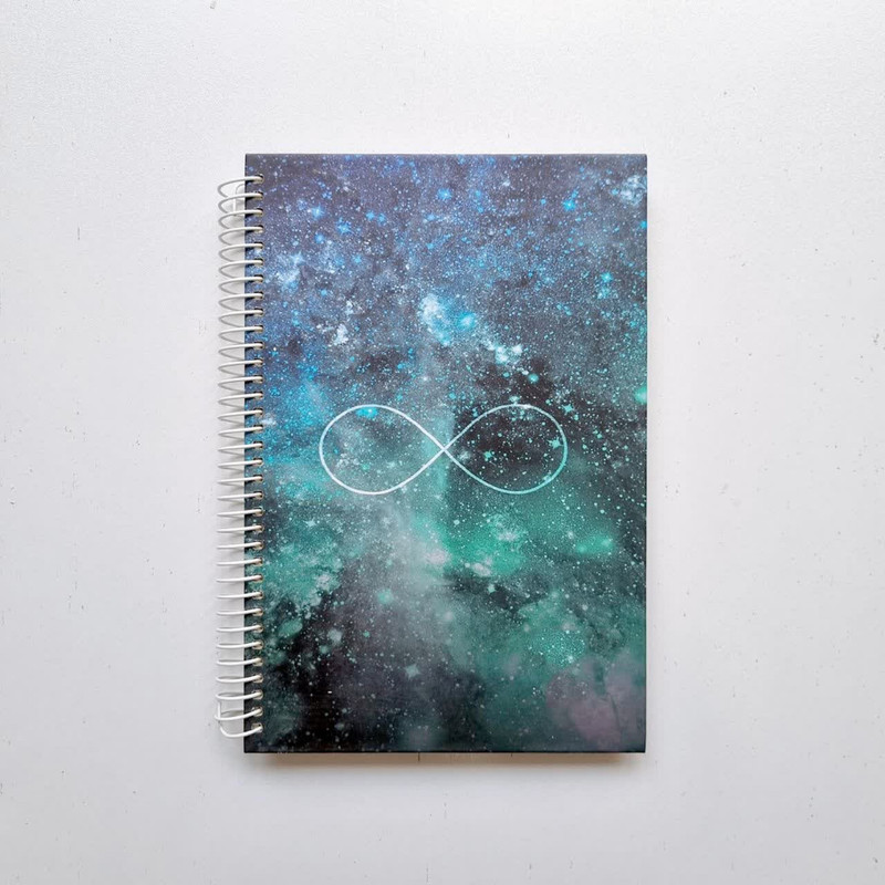 دفتر طراحی 65 برگ طرح اینفینیتی کد ROST-112