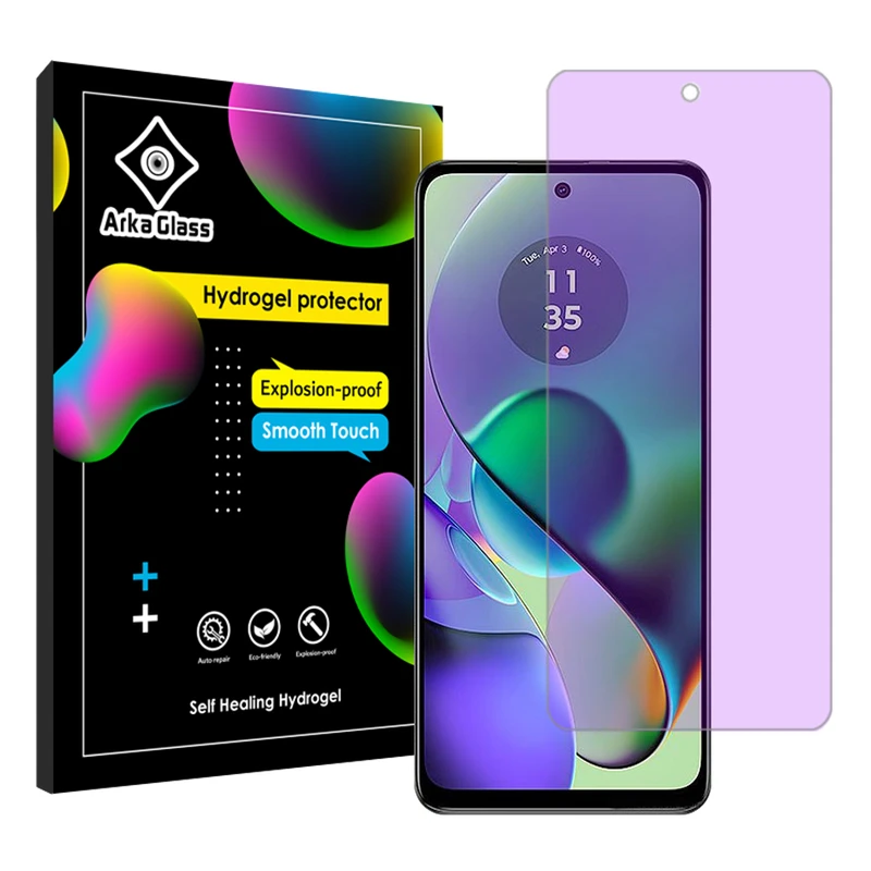 محافظ صفحه نمایش آنتی پرپل آرکا گلس مدل Tough مناسب برای گوشی موبایل موتورولا Moto G54