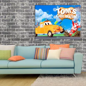 تابلو شاسی کودک مدل Toms car wash کد 2