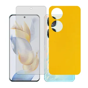 Glass together model matte screen protector suitable for Honor 70 mobile phone with back cover sticker