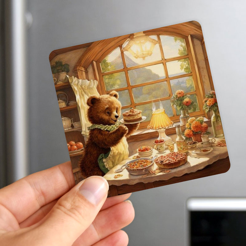 مگنت صباطرح مدل آشپزخانه کد M1310 مجموعه 3 عددی