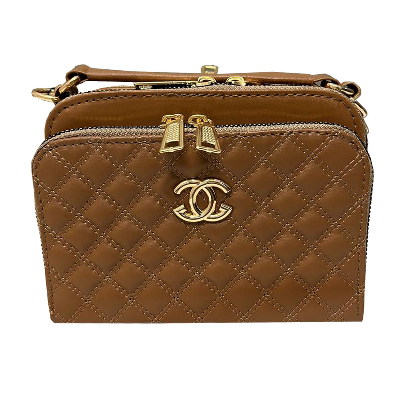 کیف رودوشی زنانه مدل سه زیپ