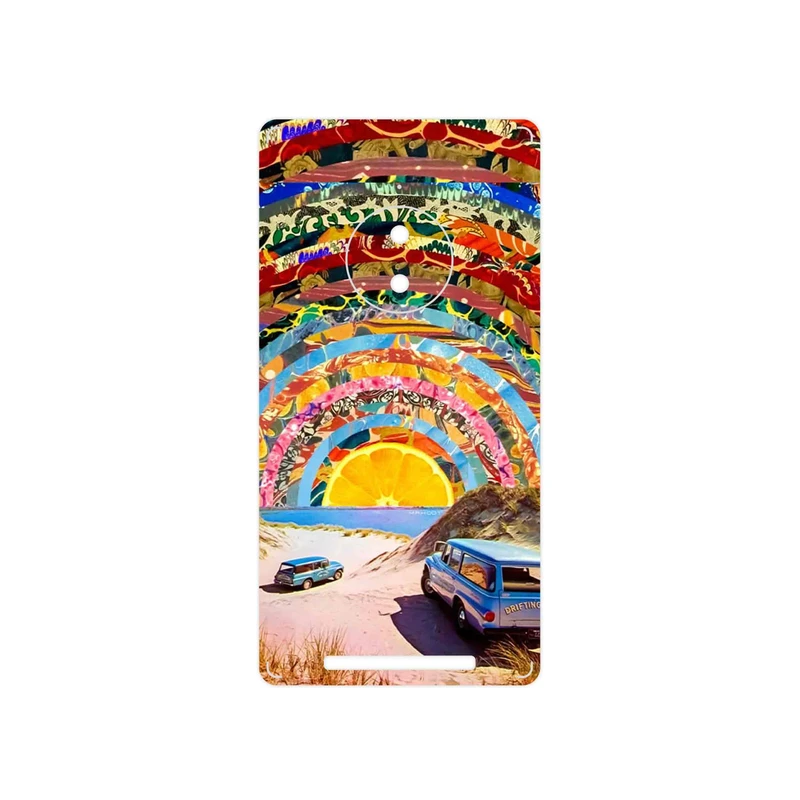 برچسب پوششی ماهوت مدل Collage of Orange Sky مناسب برای گوشی موبایل نوکیا Lumia 830