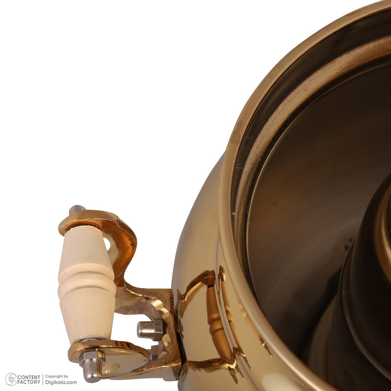 سماور ذغالی زرین مدل زرینه کد 300 ظرفیت 3 لیتر