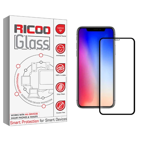 محافظ صفحه نمایش سرامیکی ریکوو مدل +HD مناسب برای گوشی موبایل اپل IPHONE XS/11PRO