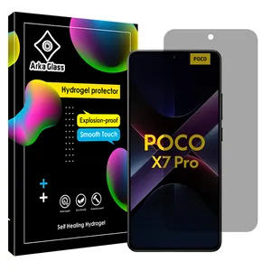 Arka Glass Hydrogel model privacy Screen Protector for Xiaomi Poco X7 Pro mobile phone
