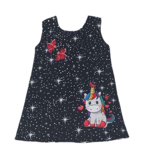 سارافون دخترانه مدل اسب تک شاخ 