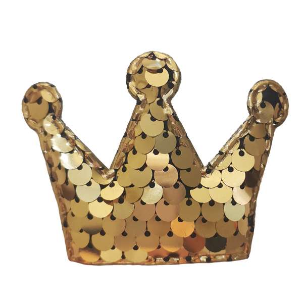 کش مو زنانه مدل تاج پولکی