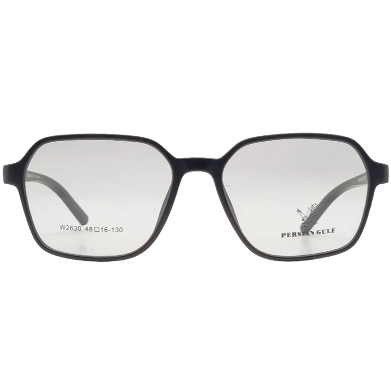 فریم عینک طبی مربعی مدل W2630c2 مناسب برای صورت بیضی، قلب، گرد، لوزی، مثلث، مربع، مستطیل